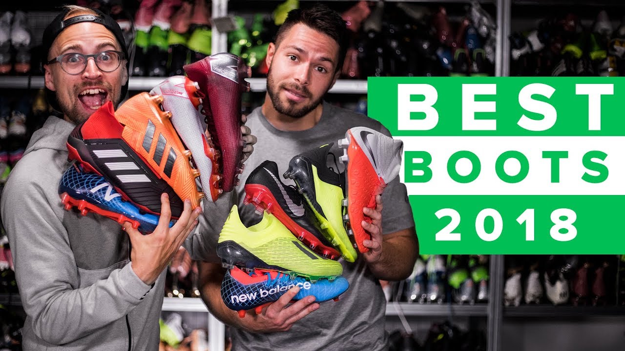 TOP 5 BEST FOOTBALL BOOTS OF 2018 with SR4U