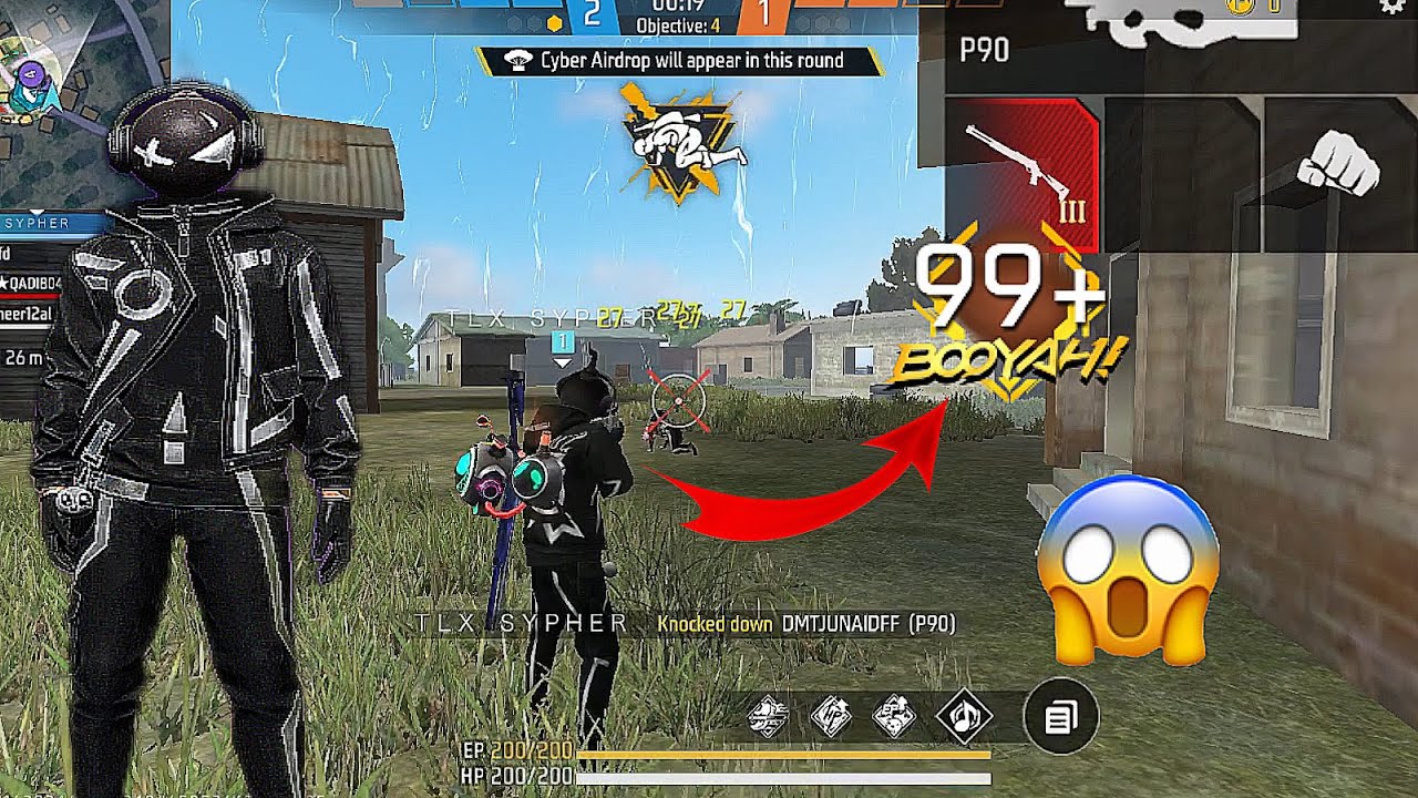 TLX SYPHER I FREE FIRE INDIA I CS RANKED I BEST HIGHLIGHTED I TEAM LUCKY X
