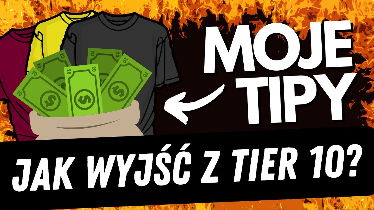 Jak sprzedać pierwsze koszulki czyli jak wyjść z TIER 10 Amazon Merch Poradnik Tutorial PL