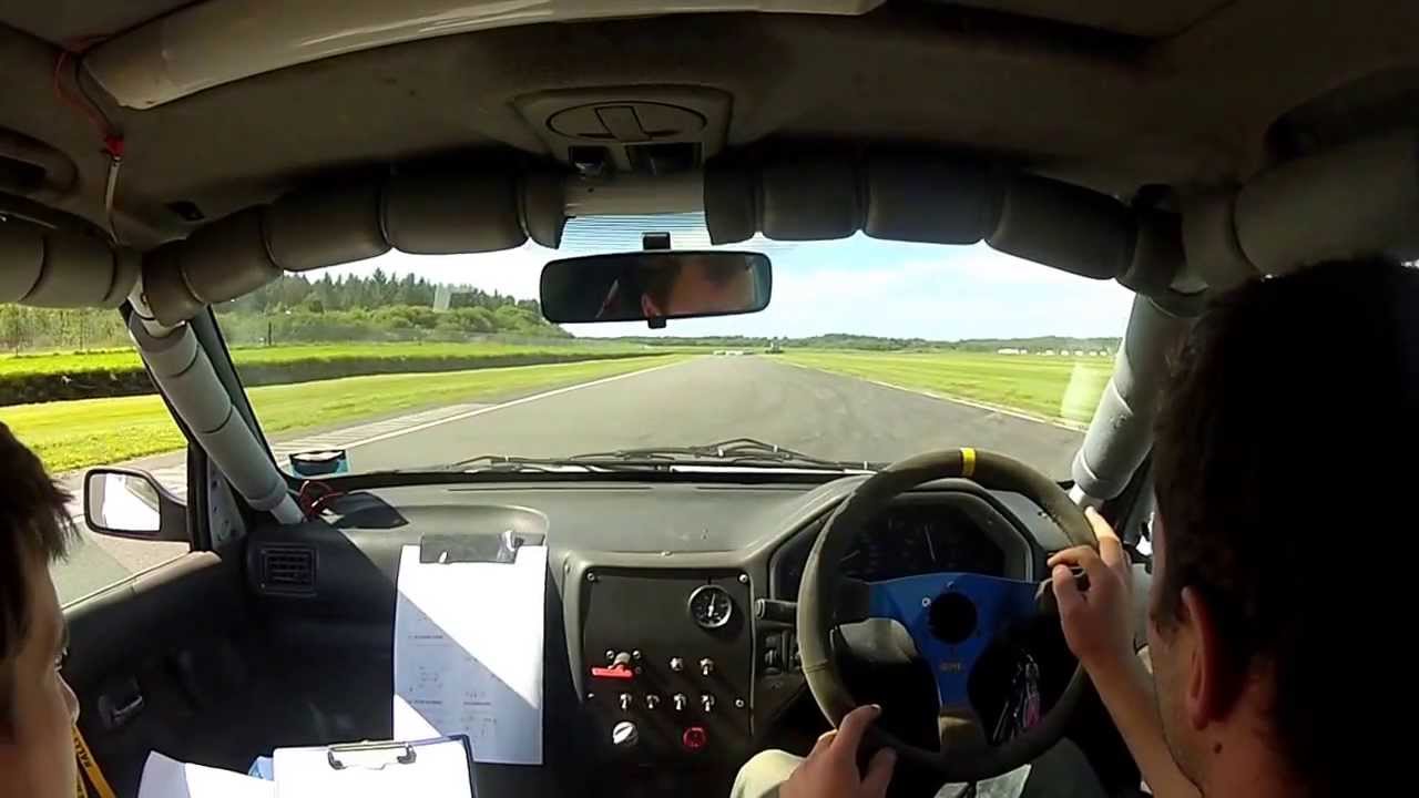 TARGA RALLY PEMBREY 2013 SHORT CLIP OF END OF STAGE 3