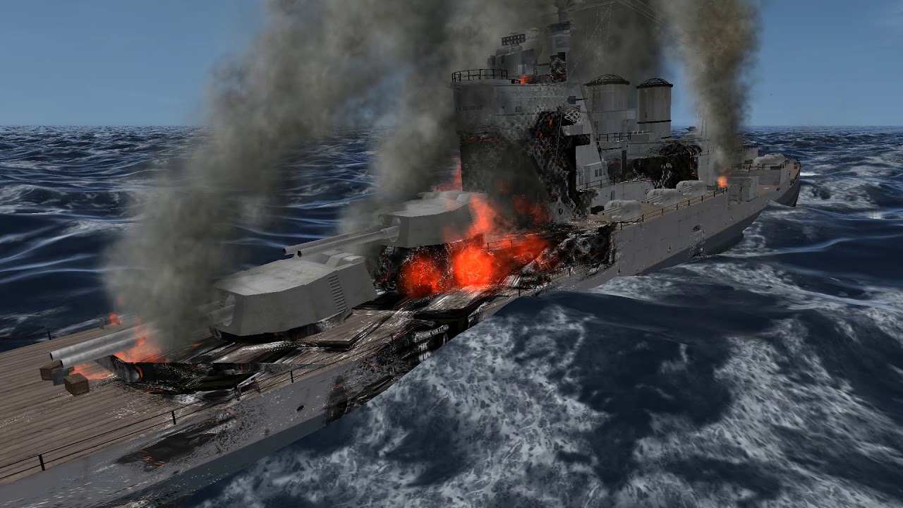 Silent Hunter HMS Renown Vs DKM Scharnhorst Warship Battle
