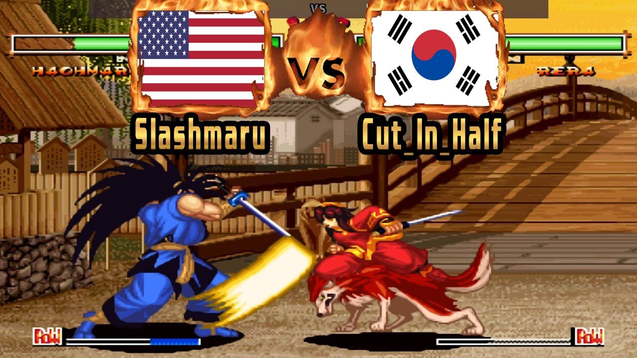 Samurai Shodown V Special - Slashmaru (USA) VS (KOR) Cut_In_Half [samsh5sp] [Fightcade]