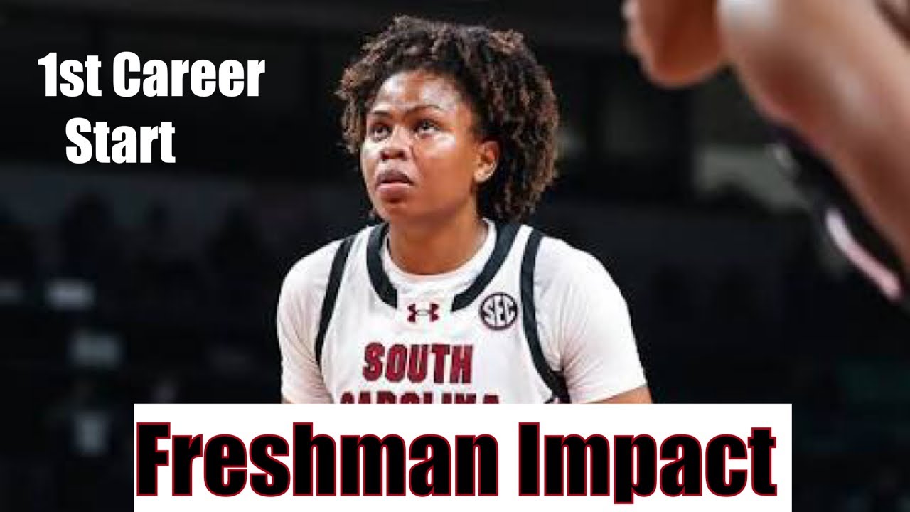 Dawn Staley goes with the Freshman. Ayla McDowell balled out. 