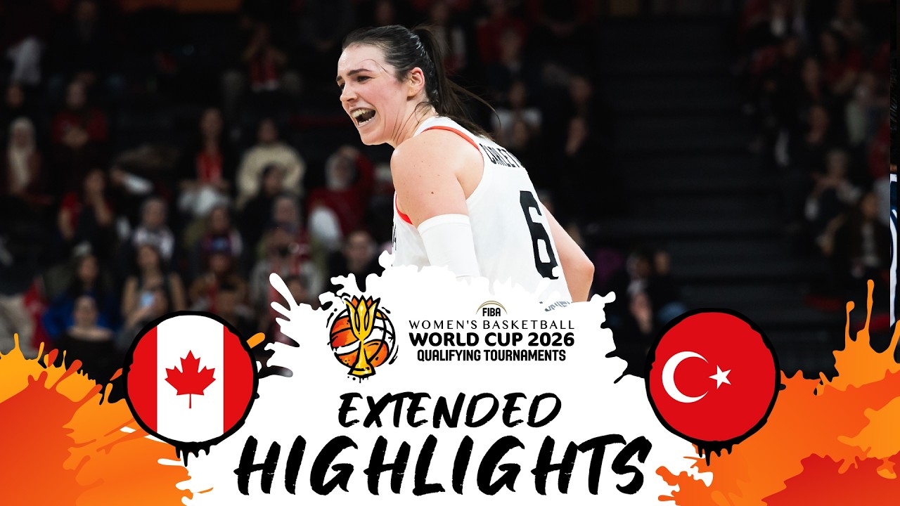 Canada 🇨🇦 v Türkiye 🇹🇷 | Extended Highlights | #FIBAWWC 2026 Qualifying Tournament
