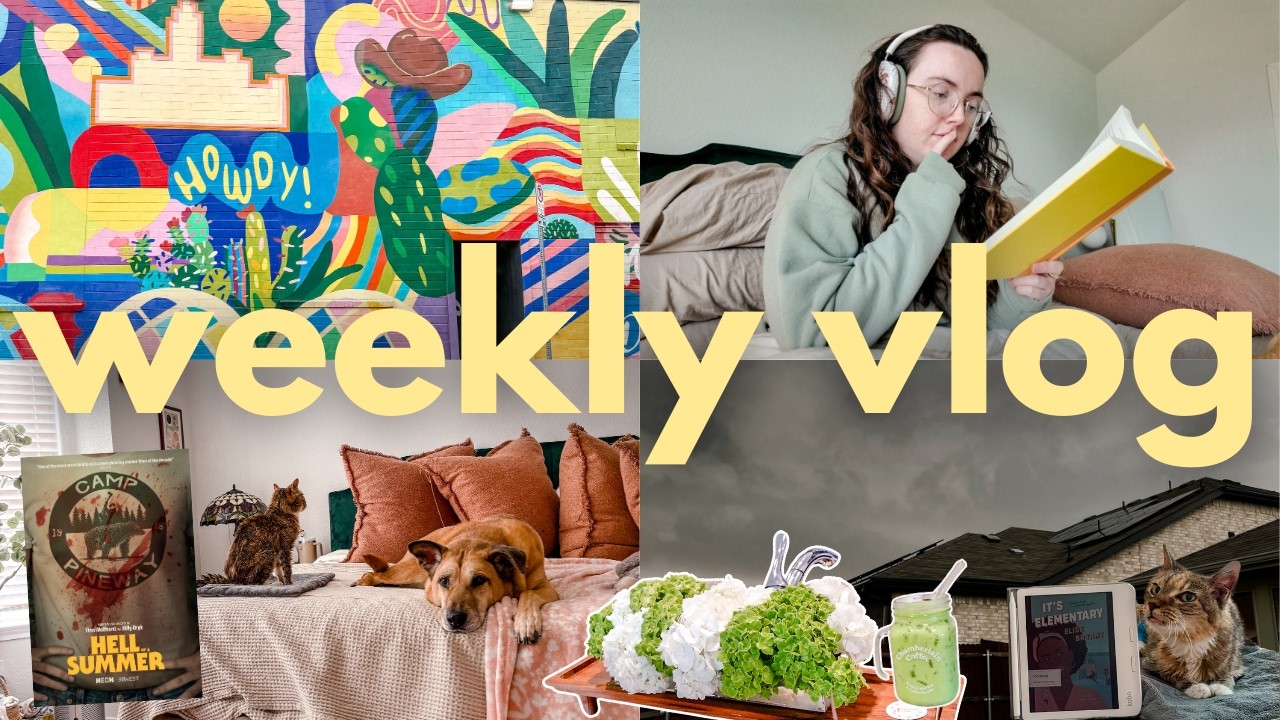kobo libra colour tour, a book haul, and chatty life updates | WEEKLY VLOG