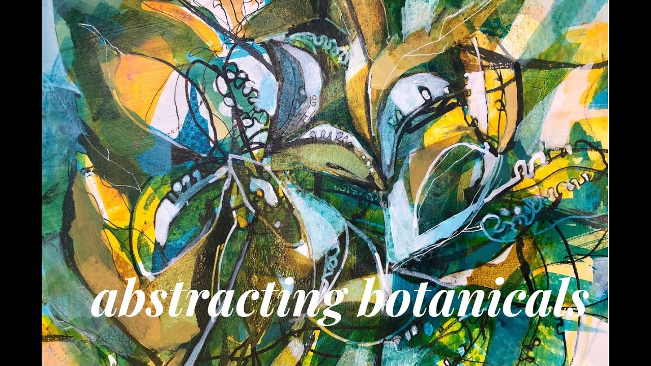Abstracting Botanical Paintings: Contour Drawing, Visual Language
