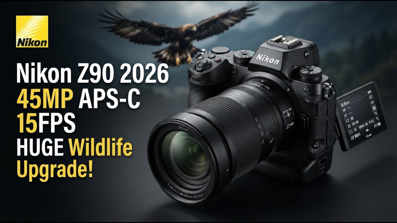 Nikon Z90 2026 LEAKS: 45MP APS-C, 15FPS & HUGE Wildlife Upgrade!