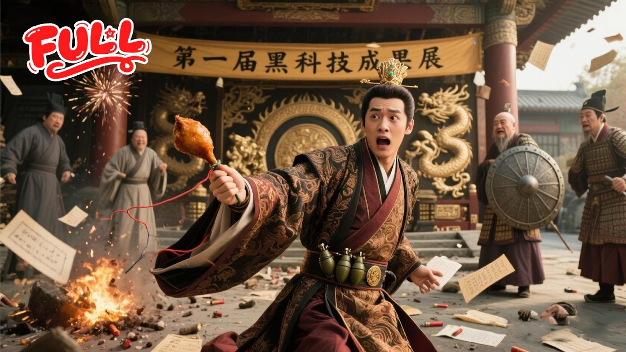 現代特種兵魂穿古代傻少爺，獲得偷聽心聲能力後，白天裝傻啃雞腿，晚上偷偷研發火藥大砲，最後在朝堂上當眾放煙火，把老皇帝嚇得從龍椅上摔下來！#特种兵穿越 #装傻逆袭