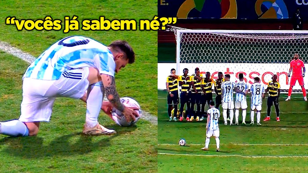 MESSI TÁ BRINCANDO NA COPA AMÉRICA!!! MAIS UM GOL DE FALTA E ARGENTINA RUMO A FINAL!!!