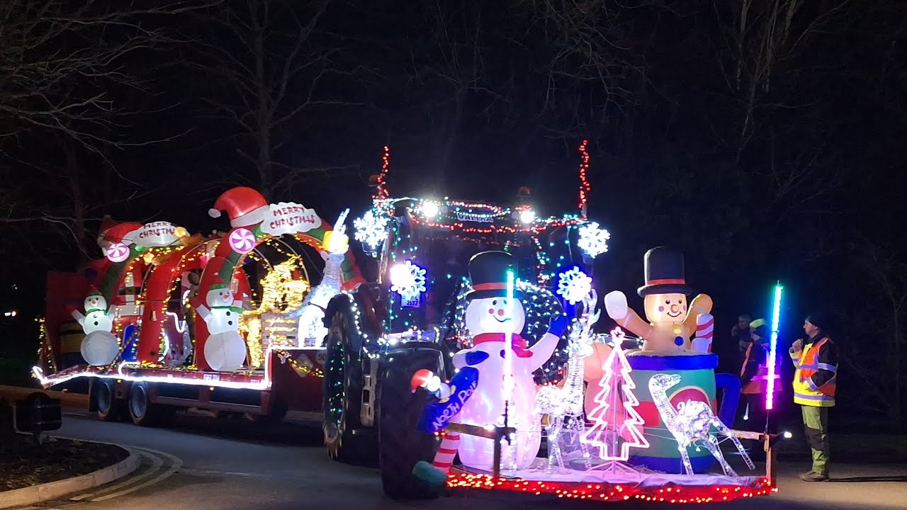 Greybridge Christmas Light Run Light up county limerick Run tractors, trucks, cars 2025