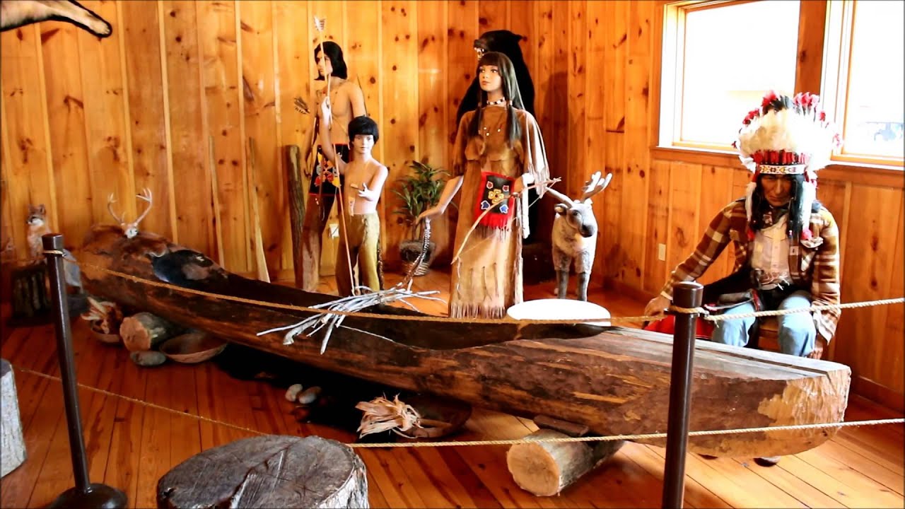 Native American Exhibit, Bushkill Falls, Pennsylvania