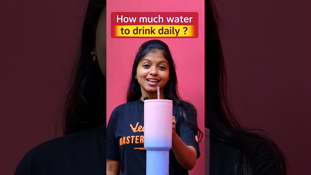 How much water should a Student drink a day during Exam Times for Good Memory ? Shravanee Mam
