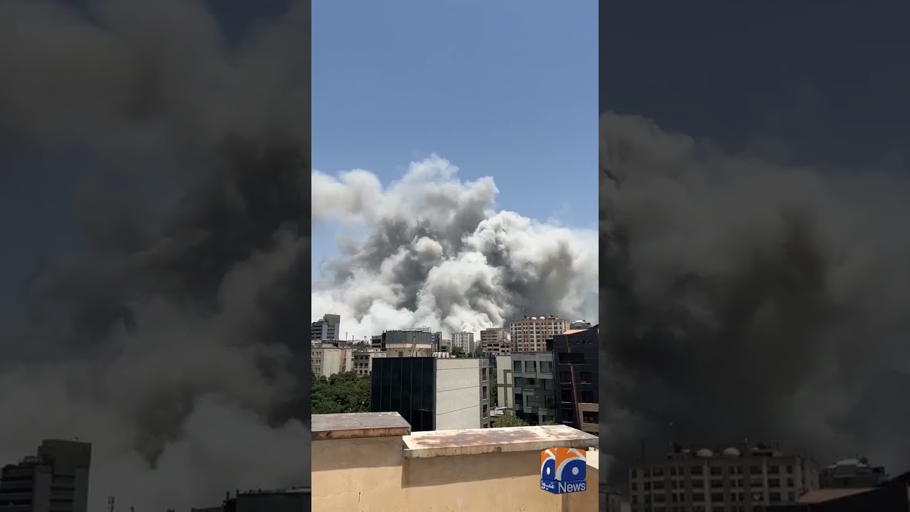 Smoke Hangs Over Tehran After Israeli Attack | Geo News English