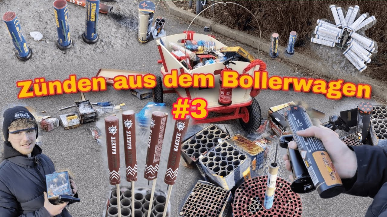 Zünden aus dem Bollerwagen🧨❤️ 🔥 #3