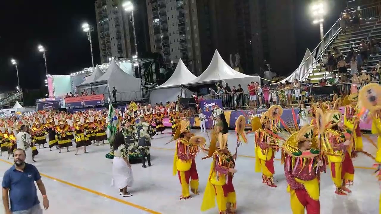 Real Mocidade Santista, Desfile Escolas de Samba, Santos 2025