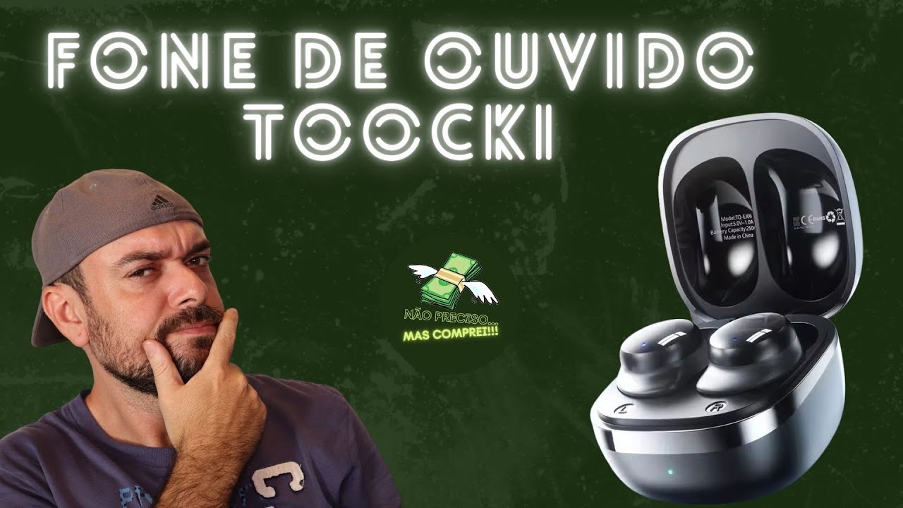 FONE BLUETOOTH TOOCKI - USEI AS MOEDAS DO ALIEXPRESS E SAIU QUASE DE GRAÇA