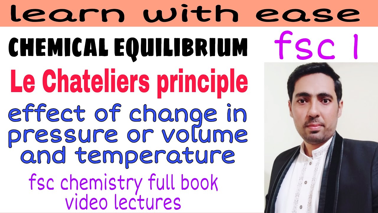 Le Chateliers principle||Effect of change in pressure or volume