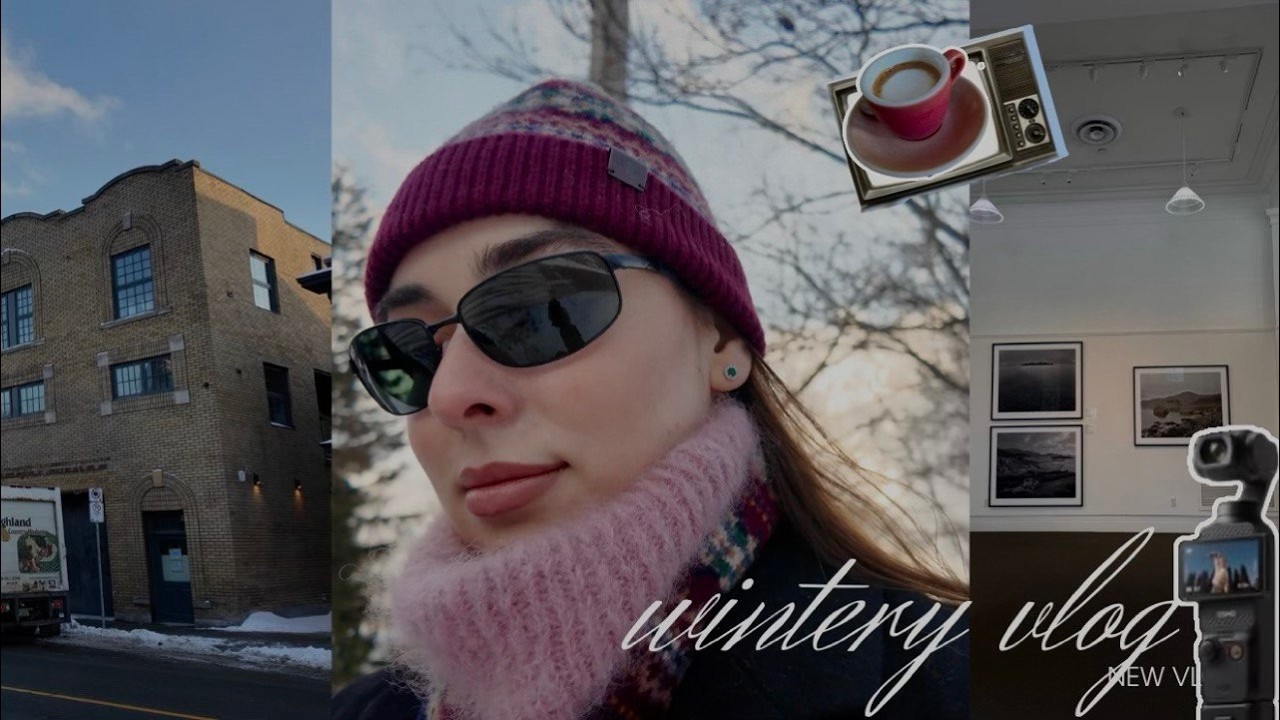 wintery vlog, life in Canada | IKEA Run, sharing big news, Dundas gallery