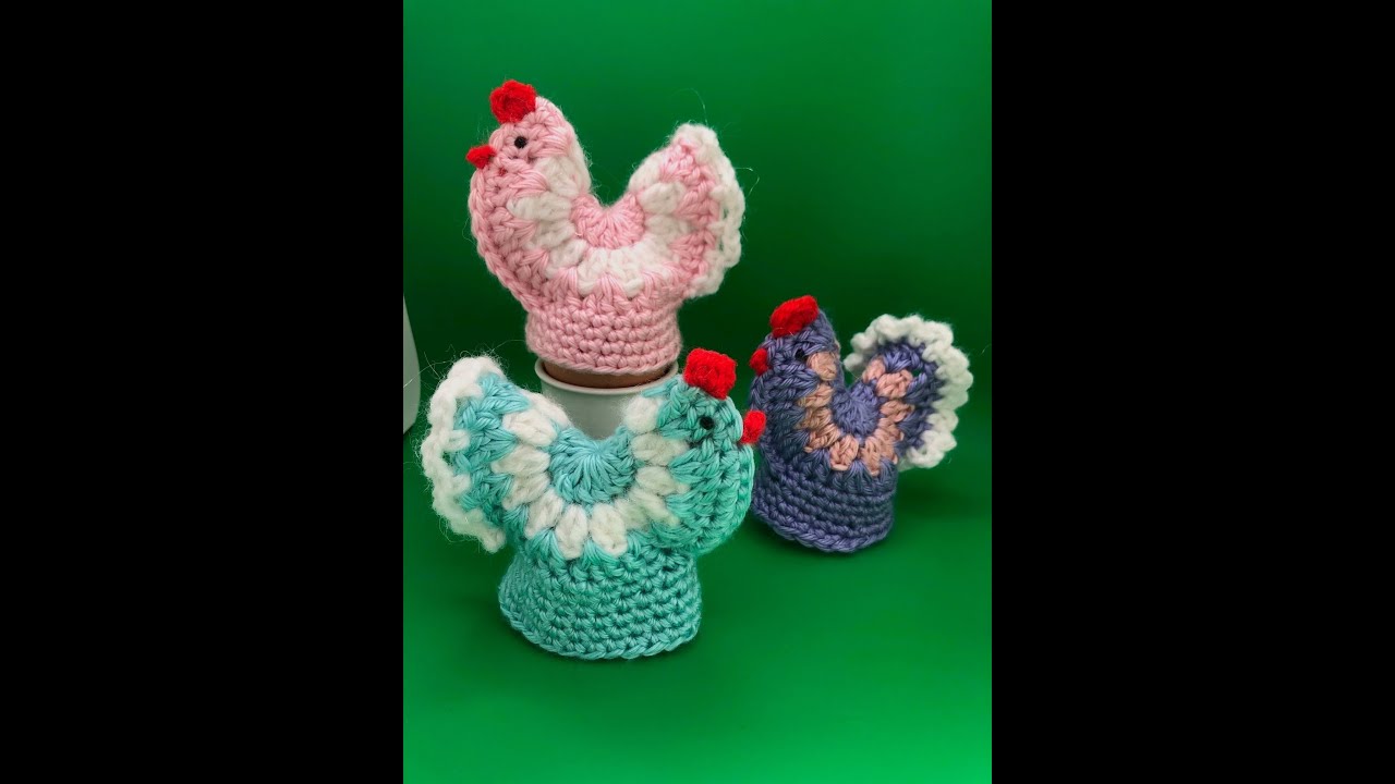 Пасхальные курочки крючком. М/К.
