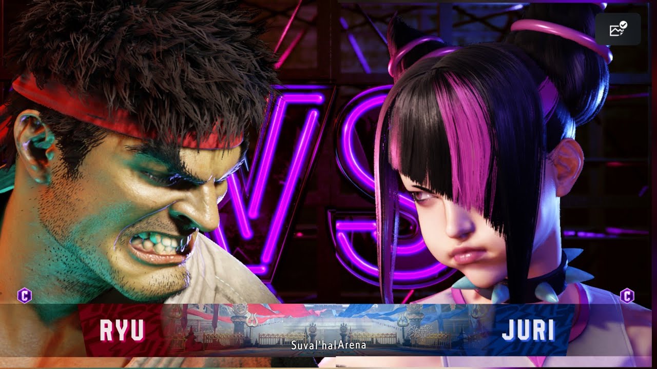 Street Fighter 6 Ryu vs Juri