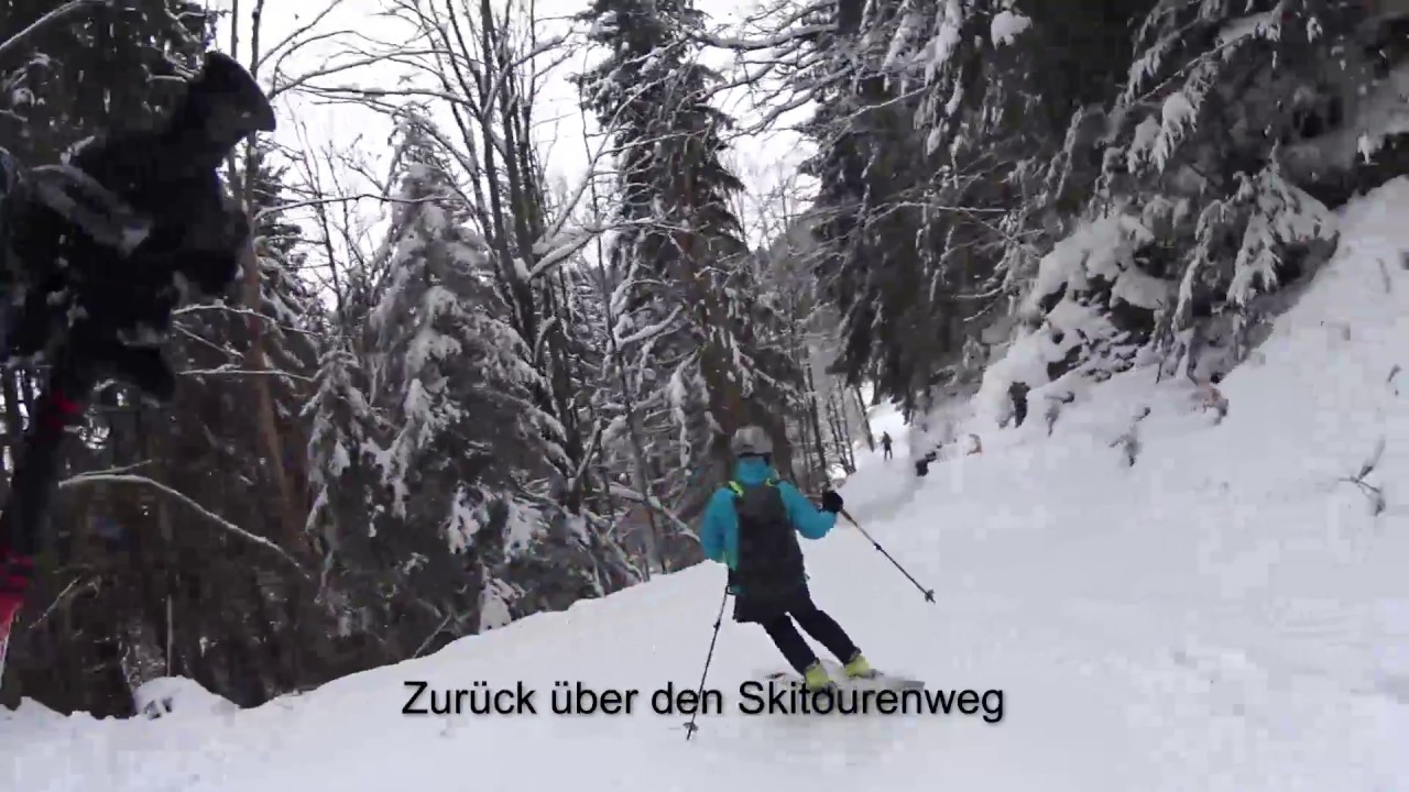 (Pisten-)Skitour Garmisch Kreuzjoch Dezember 2017