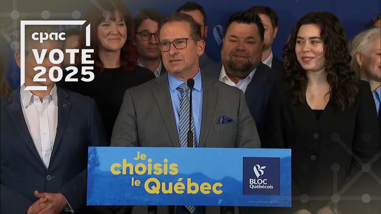 Le chef du Bloc YF Blanchet commente le début de la campagne électorale – 23 mars 2025