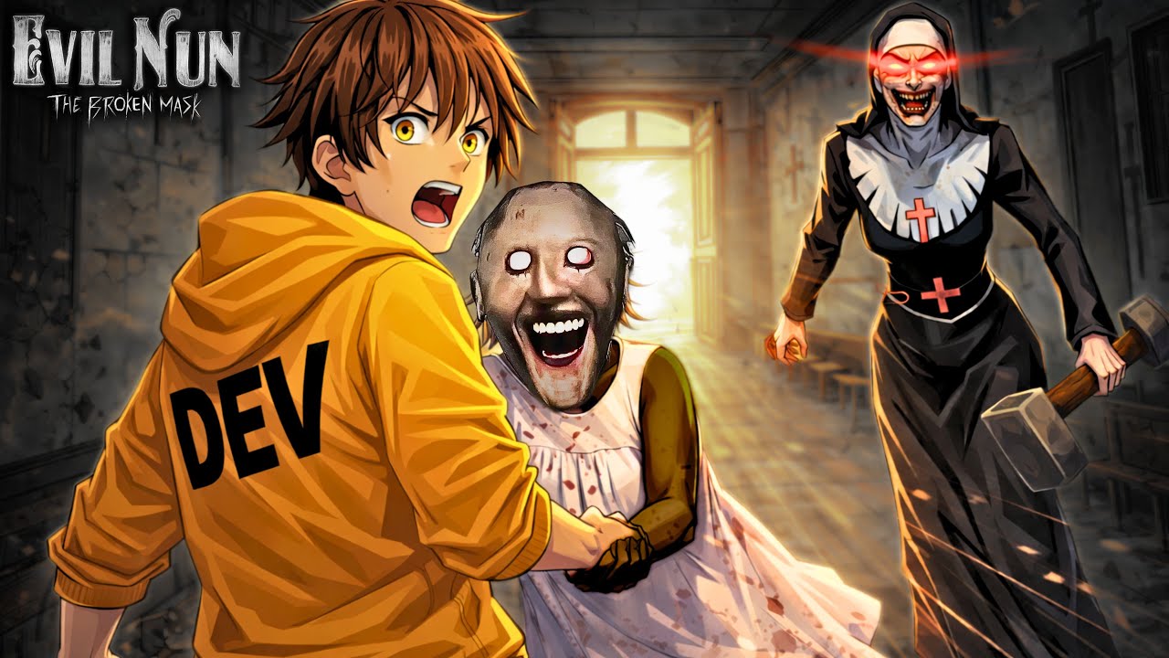 I AM TRAPPED IN EVIL NUN THE BROKEN MASK GAMEPLAY