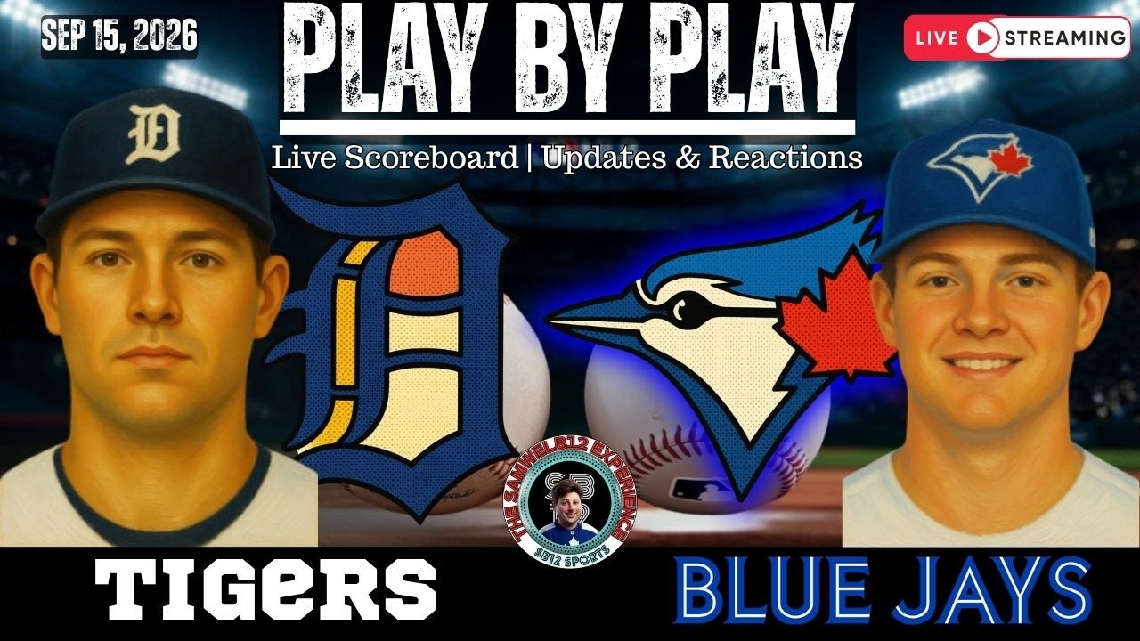 🧢 LIVE:  Toronto Blue Jays vs Detroit Tigers MLB | Play by Play & Reactions!
