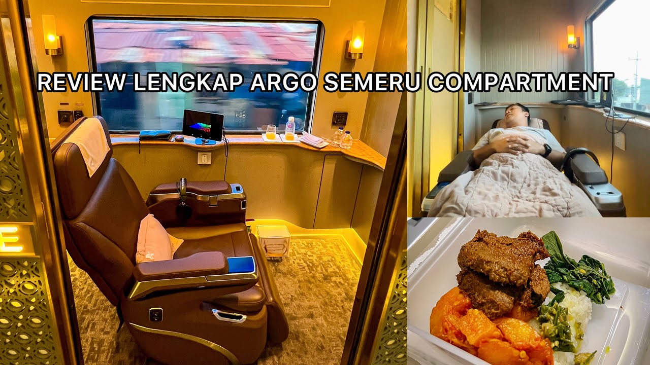 EXPERIENCE NAIK ARGO SEMERU COMPARTMENT TERMEWAH SE INDONESIA