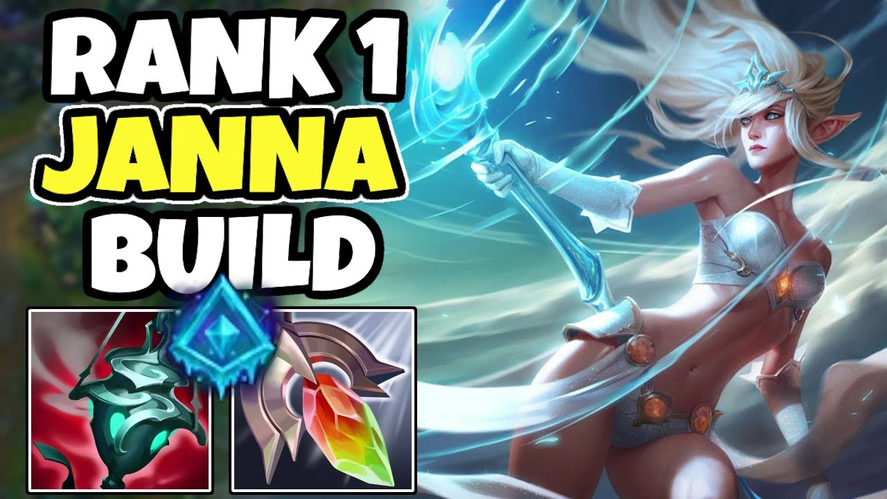 Trying new RANK 1 KOREAN JANNA BUILD - Challenger support commentary