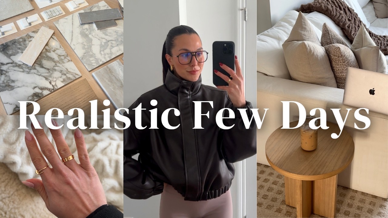 Few Days Vlog | getting out of a winter funk, my monthly appts, house project updates & travel prep
