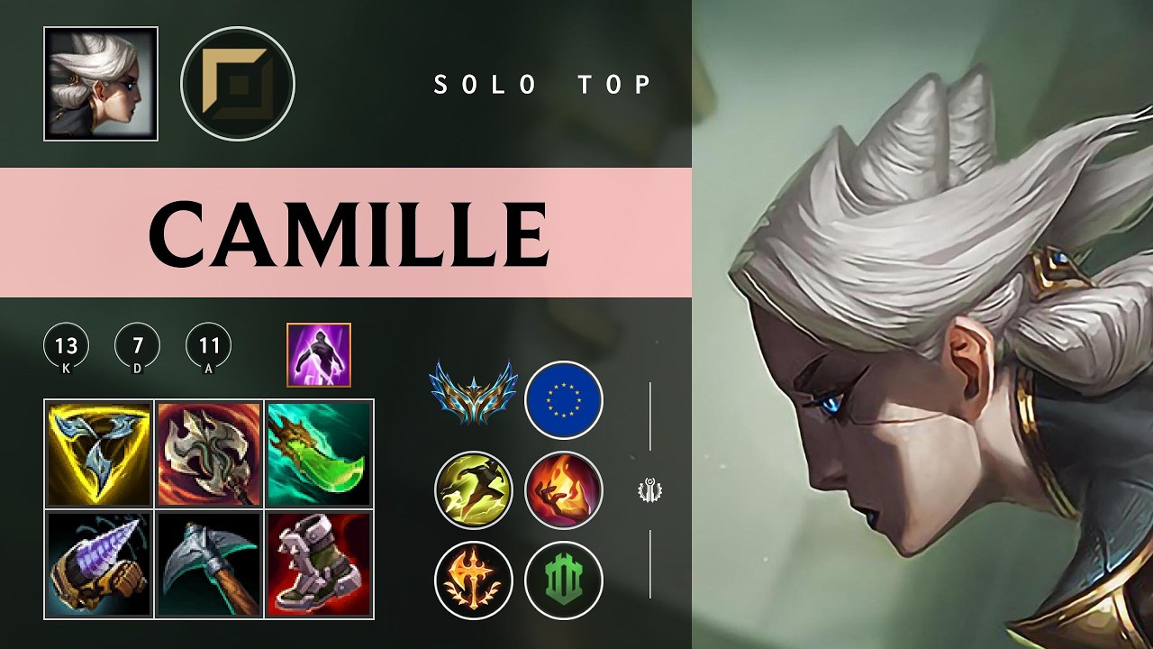 Camille Top vs Gnar - EUW Challenger Patch 26.05