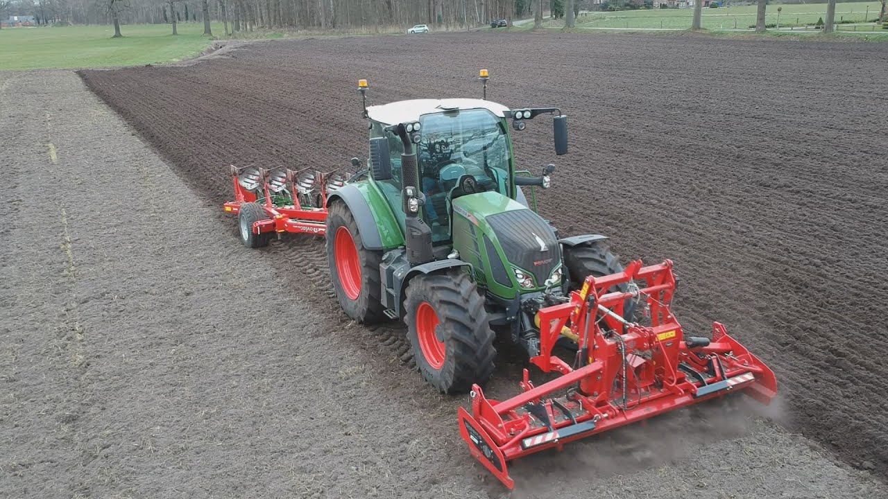 Eco-ploegen met Ovlac en Fendt 514