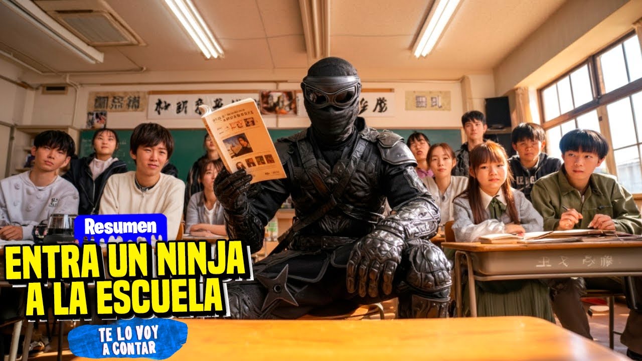 UN NINJA ENTRA A UNA ESCUELA FINGIENDO SER UN ESTUDIANTE PARA SALVAR EL MUNDO | RESUMEN