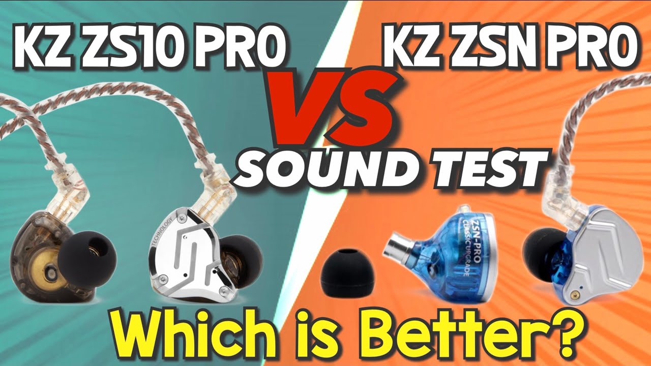 KZ ZS10 Pro VS KZ ZSN Pro Sound Test & Unboxing! | IEM Sound Test