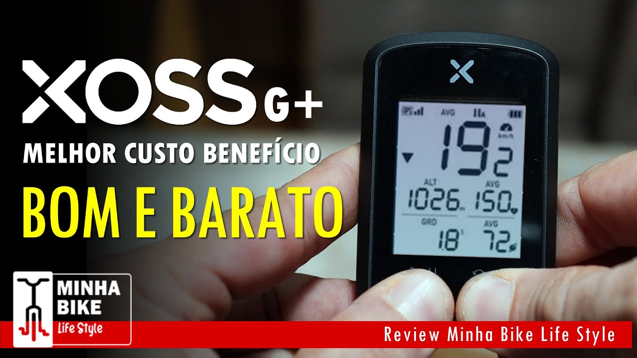 CICLOCOMPUTADOR XOSS G+ | GPS PARA BIKE | Review - Minha Bike Life Style