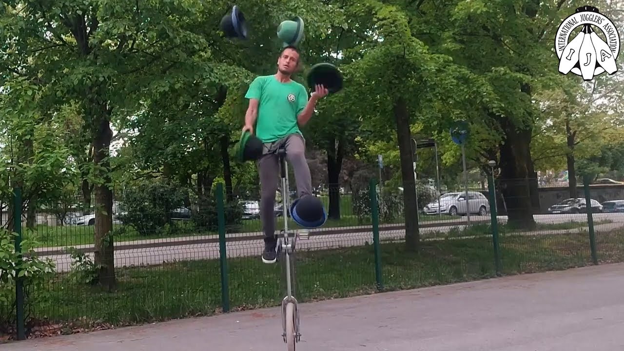 Hat Juggling by Salvador Mayen from El Salvador | IJA Tricks of the Month