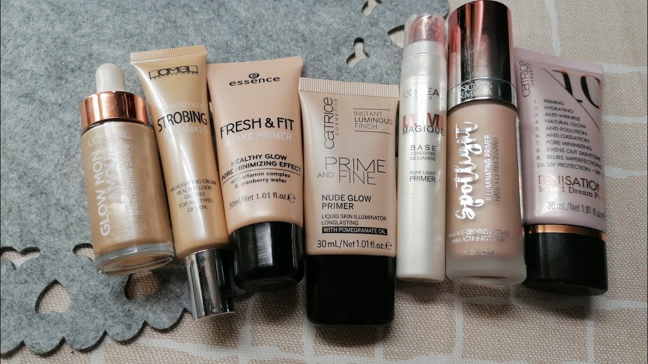 Сияющая кожа / сравниваю ПРАЙМЕРЫ, хайлайтеры(Physicians formula Spotlight VS другие)