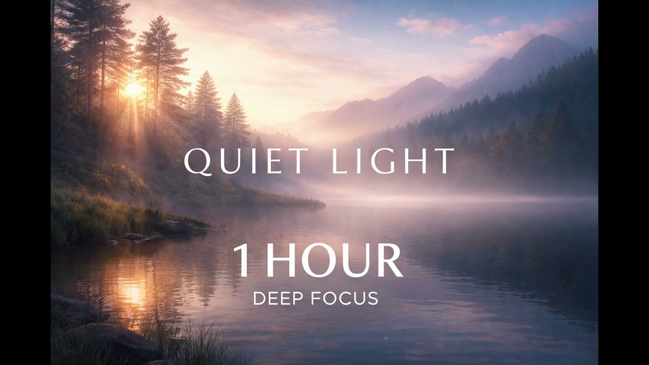 Perfect Deep Work Focus – QUIET LIGHT | 1 Hour Concentration Looped Music