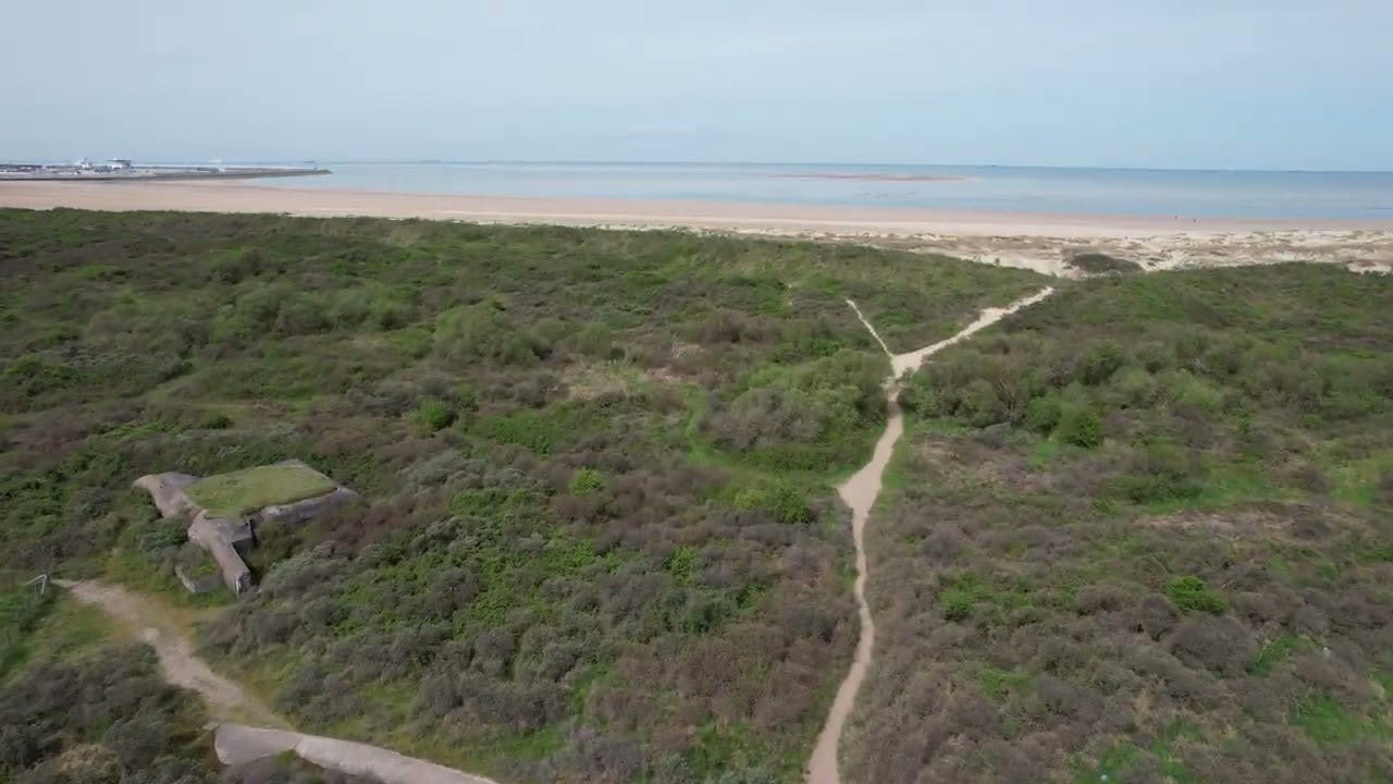 Vol au dessus de la batterie Oldenburg calais Est