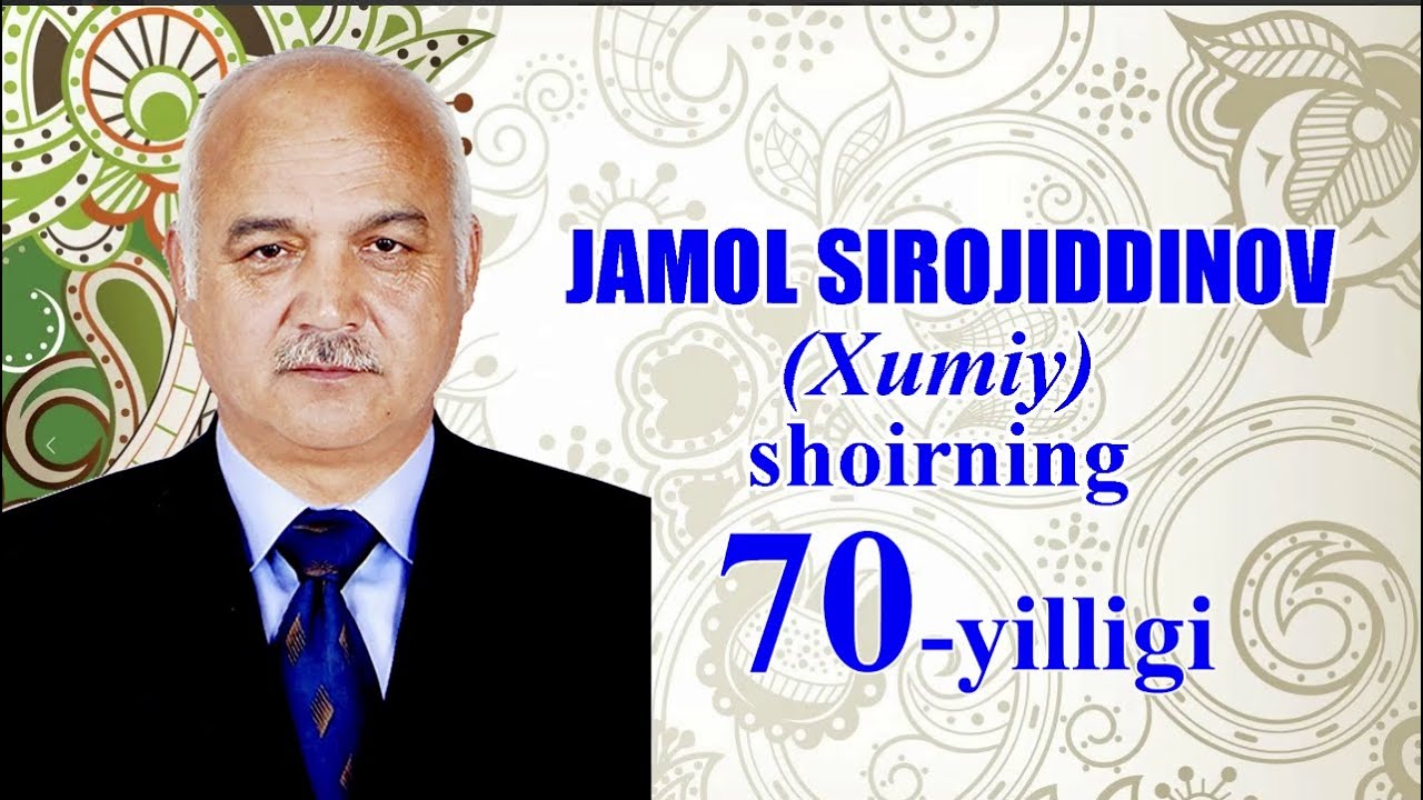 20.06.2025 JAMOL SIROJIDDIN (xumiy) 70 yoshda va yangi 