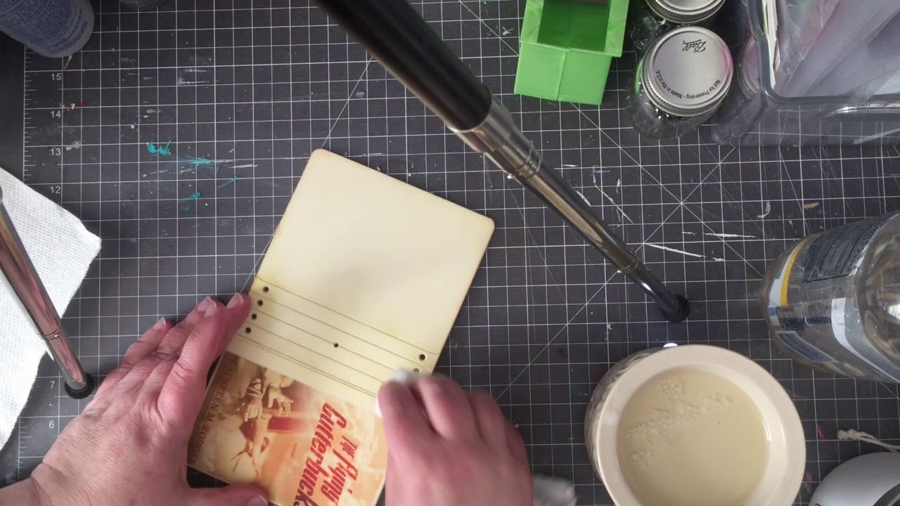 Adding a Wax Finish to a Journal Cover