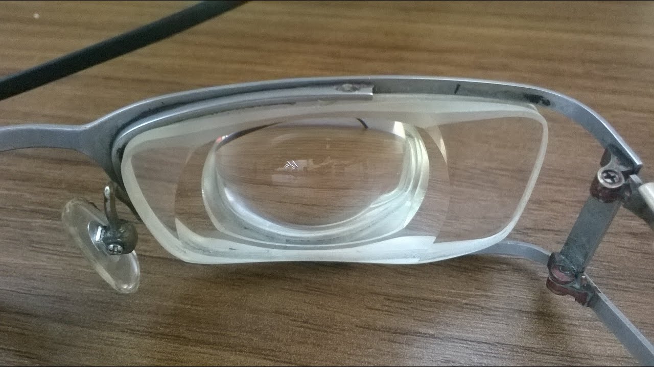 Super strong glasses- Thick lens for heavy myopia(-37D)