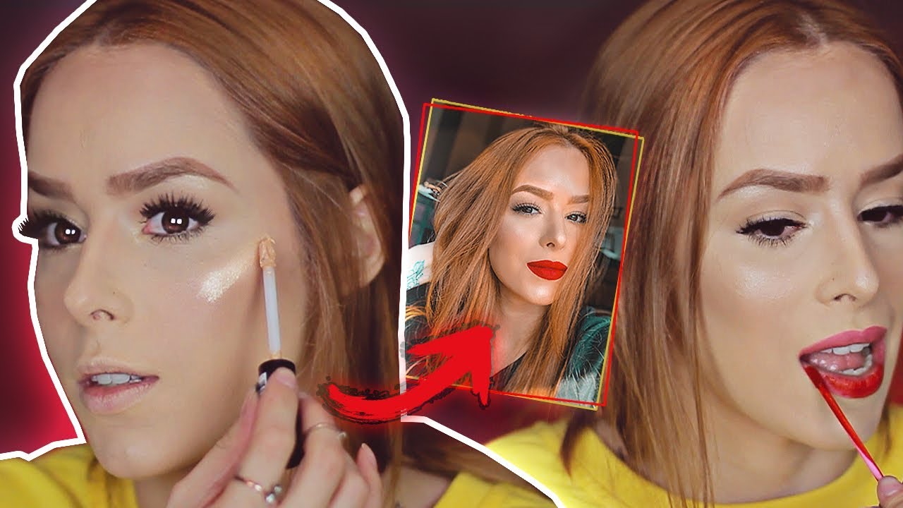 FIZ A MAKE FAVORITA DE VOCÊS USANDO MEUS PRODUTOS FAVORITOS