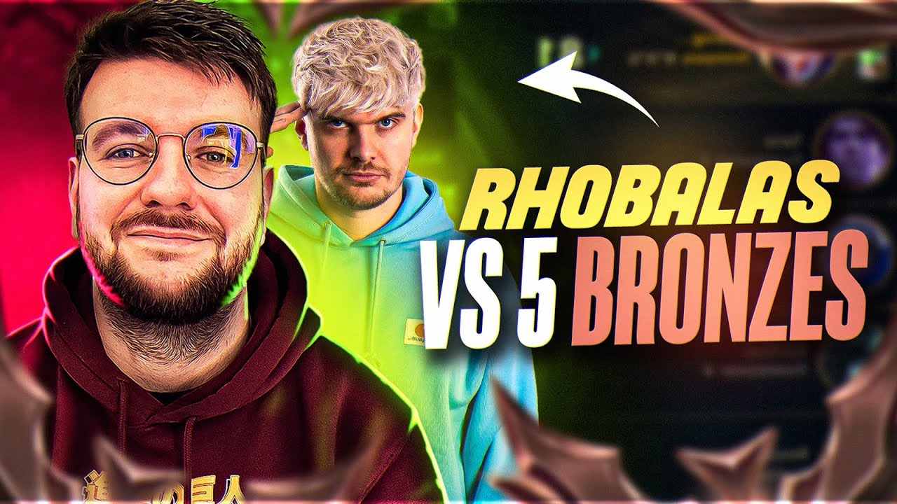 RHOBALAS VS 5 BRONZES ! LA GAME LA PLUS HILARANTE !