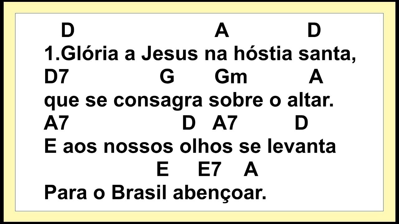 GLÓRIA JESUS NA HÓSTIA SANTA - ADORAÇÃO E PROCISSÃO DO SANTÍSSIMO SACRAMENTO