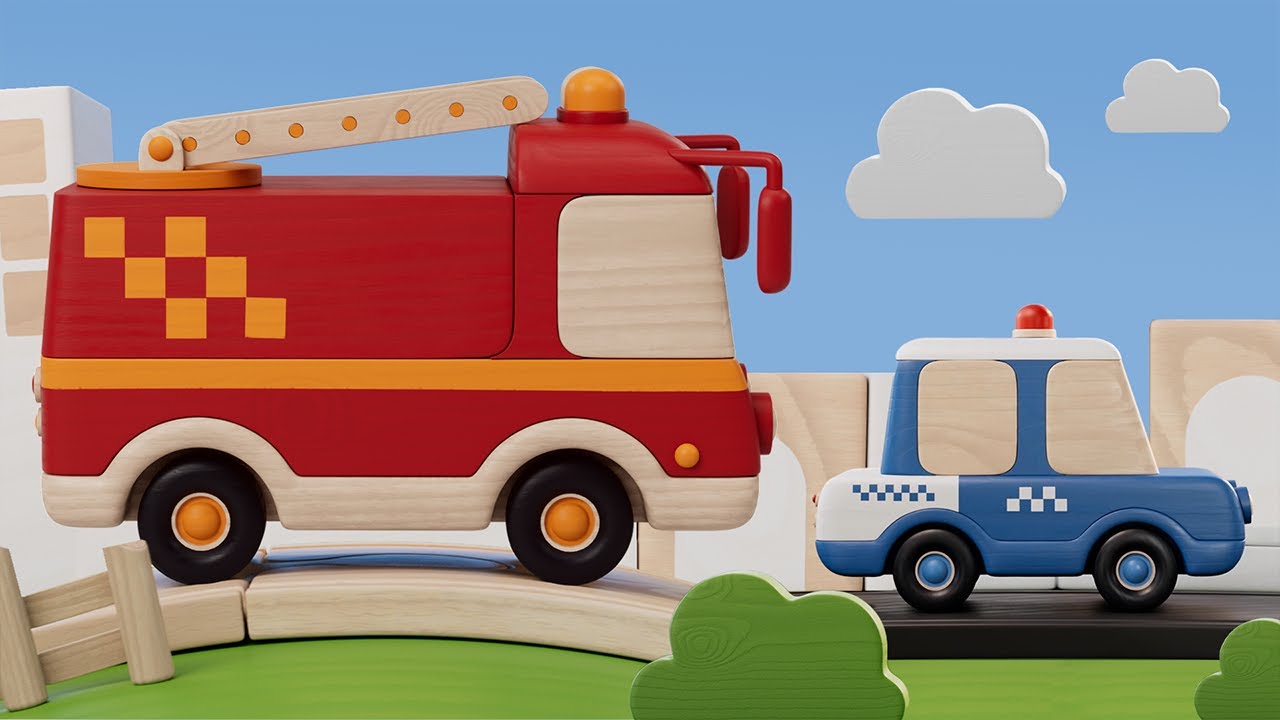 Let’s Learn with the Vehicles! 🚗🚁 | Fun & Educational Video for Kids 🌈 Pim Pam Pino