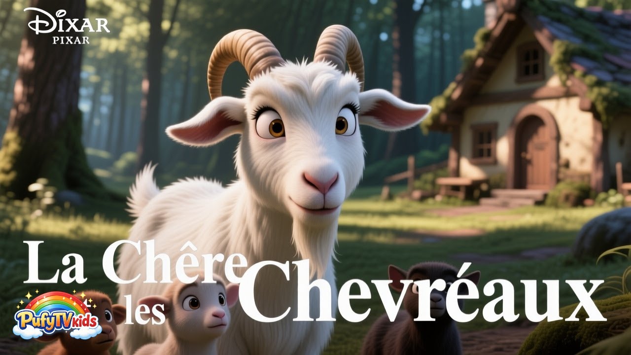 🎬 La Chèvre et les Trois Chevreaux 🐐🐺 | Conte pour Enfants | Histoire Classique en Français #anime