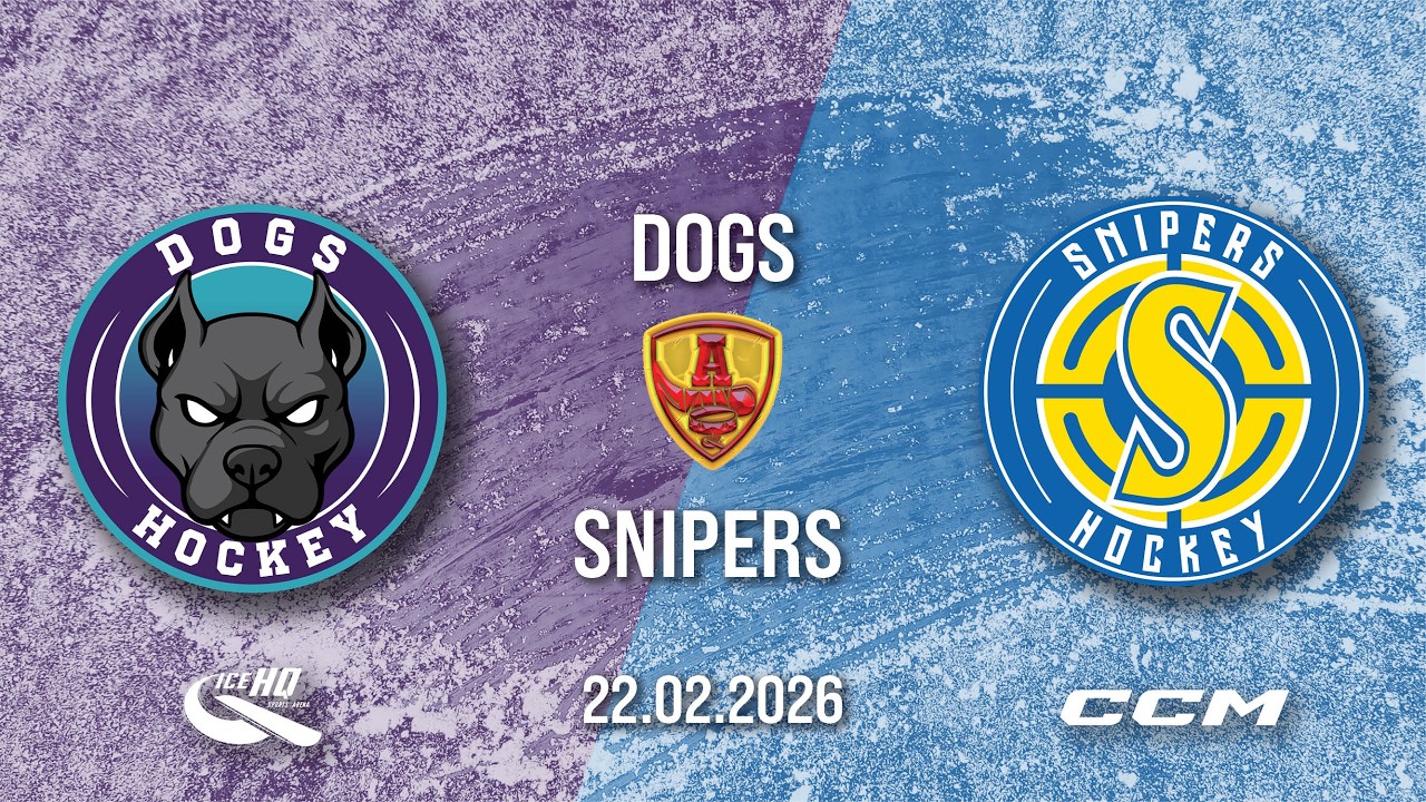 Dogs vs Snipers - Junior 4 - 22nd February - iceHQ Junior Summer League