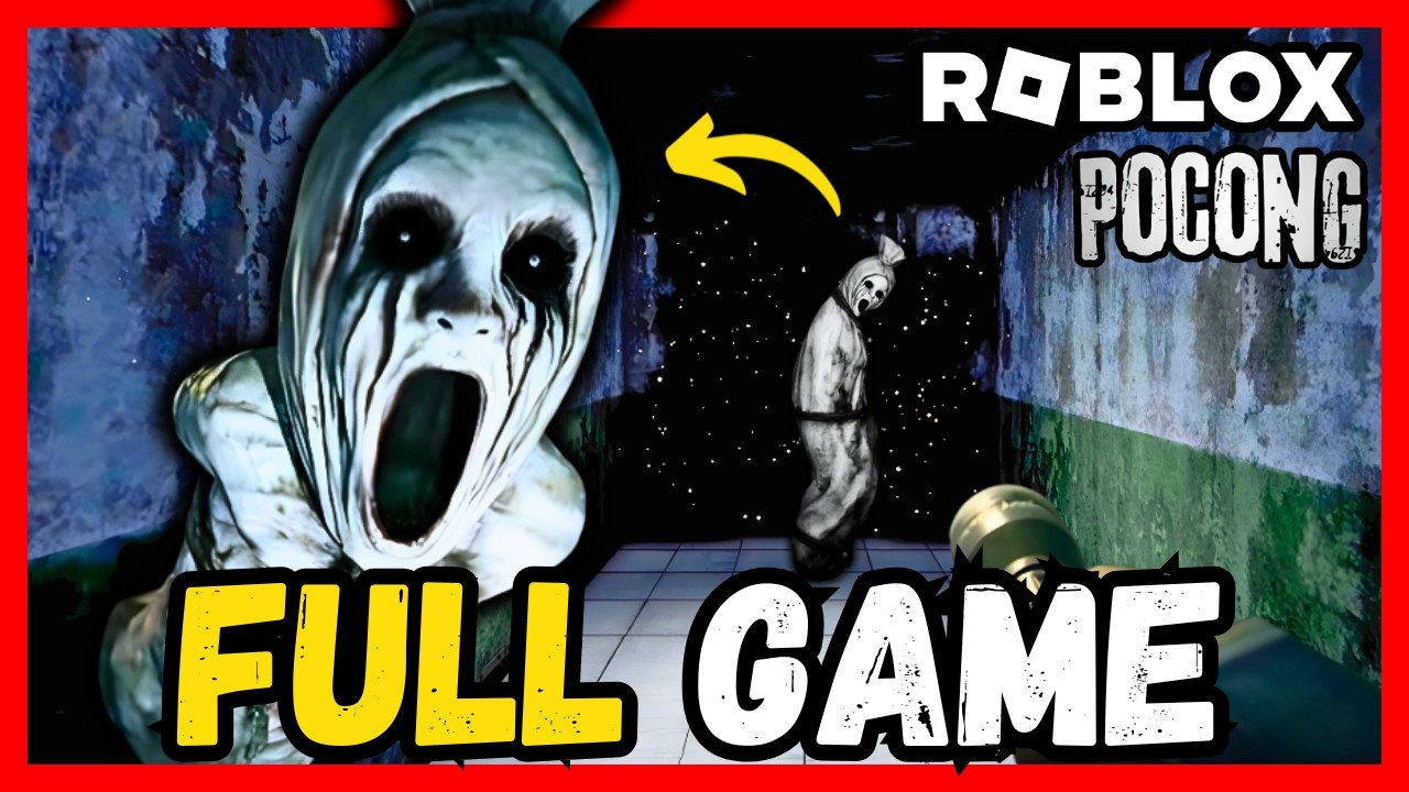 Pocong: Cursed Hospital FULL GAME Walkthrough & Ending - ROBLOX [4K60FPS]